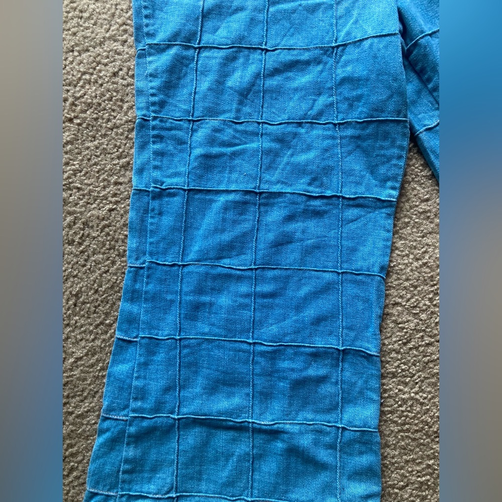 Vintage Patch Work Flared Pants - image 3